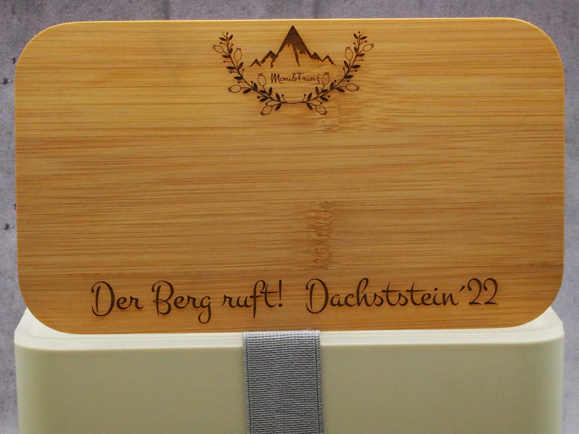 Jausenbox mit Doppelfach inkl. Wunschgravur