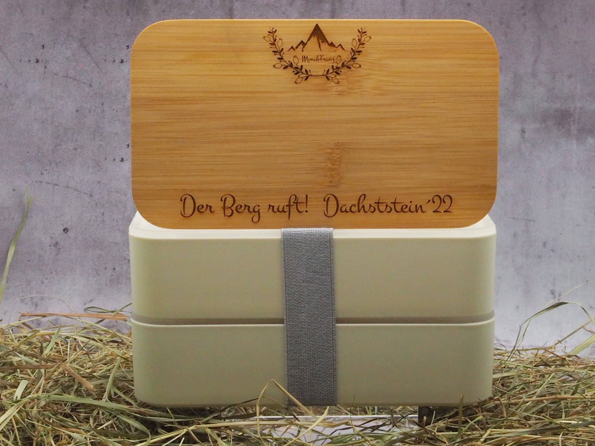 Jausenbox mit Doppelfach inkl. Wunschgravur